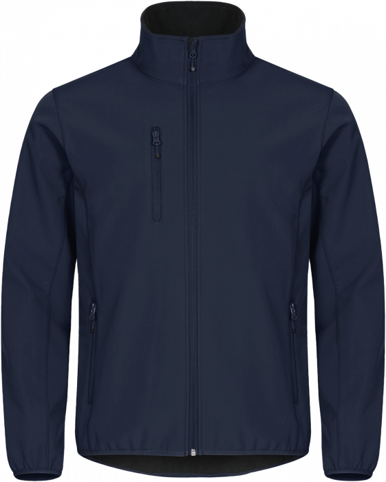 Clique - Klassisk Softshell Jakke Herre - Navy blå