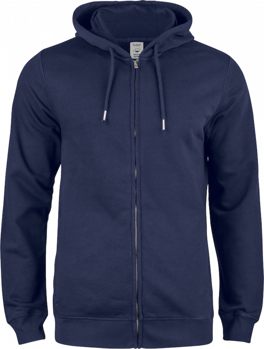 Clique - Organic Cotton Premium Hoody Full Zip - Dark Navy