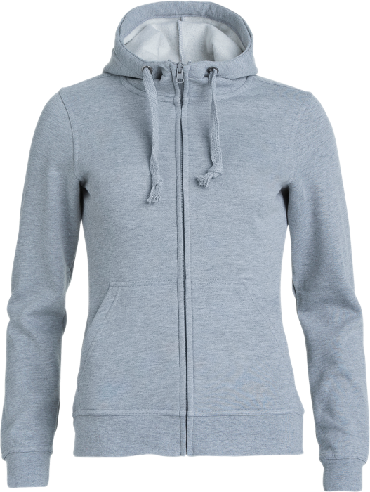 Clique - Full Zip Hoody Women - Grey melange