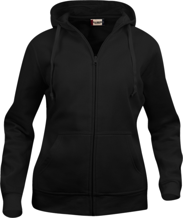 Clique - Full Zip Hoody Women - Nero