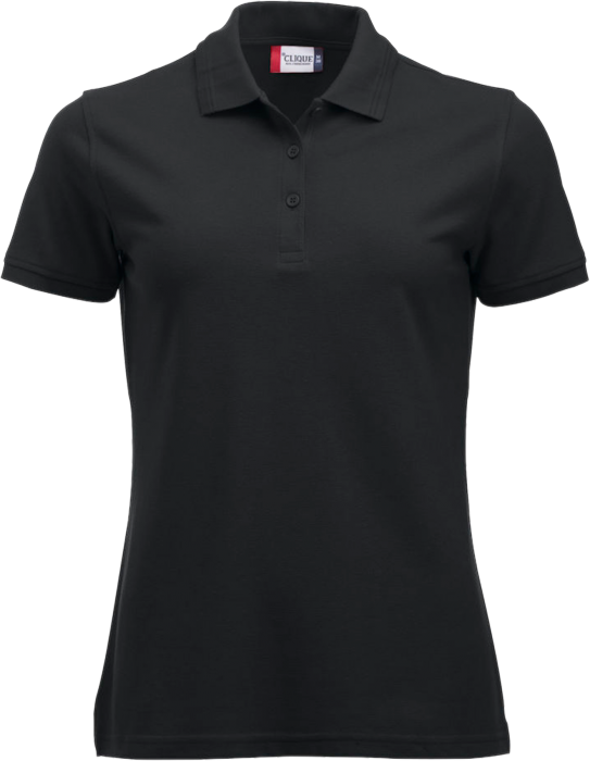 Clique - Manhatten Polo Tee Women - Czarny