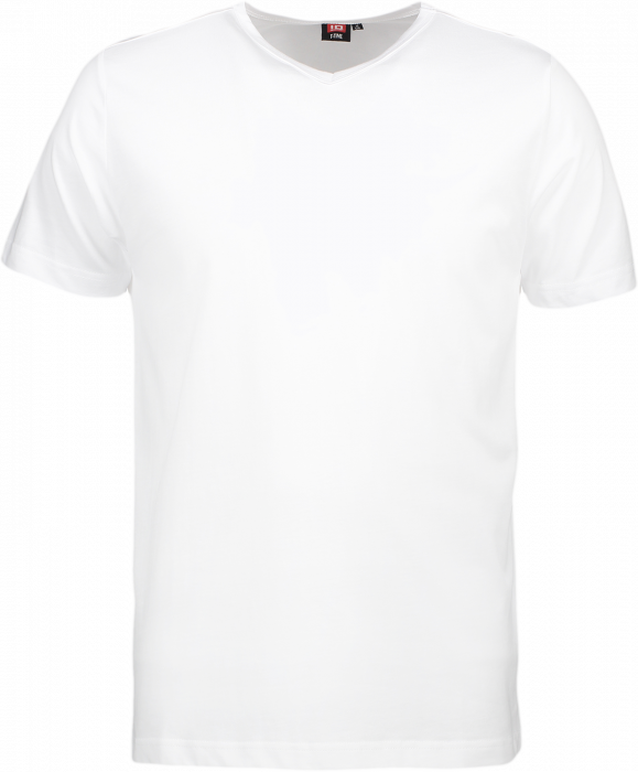 ID - Men's T-Time T-Shirt V-Neck - Vit