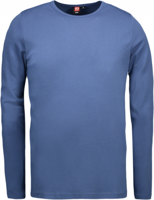 ID - Mens' Interlock T-Shirt Long-Sleeved - Indigo