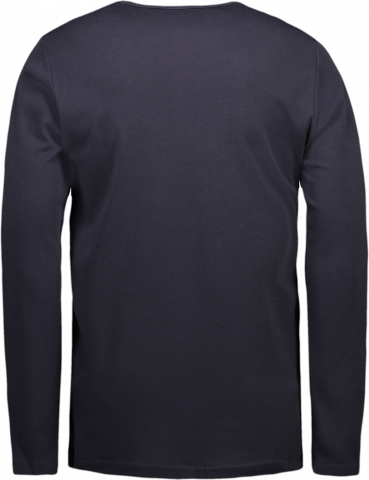 ID - Interlock T-Shirt Langærmet Herre - Navy