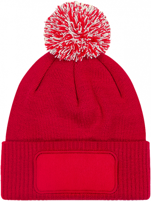 Beechfield - Cap With Tassel For Logoprint - Vermelho