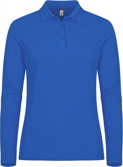 Clique - Manhattan Polo Longsleeve Women - Royalblå