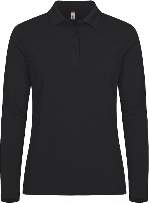 Clique - Manhattan Polo Longsleeve Women - Nero