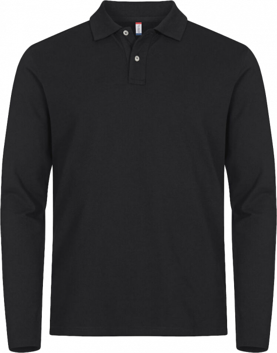 Clique - Stretch Premium Longsleeve Polo - Noir