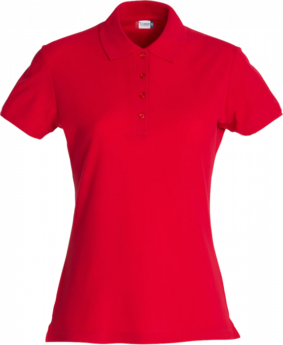 Clique - Basic Polo Ladies - Rosso