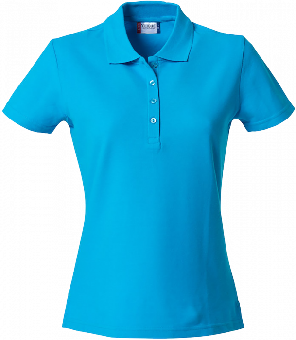 Clique - Basic Polo Ladies - Turquoise