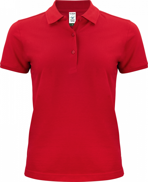 Clique - Classic Organic Cotton Polo - Red