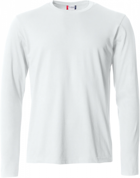 Clique - Longsleeve T-Shirt - Blanco