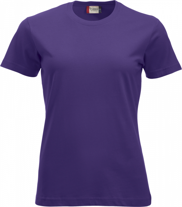 Clique - Classic Cotton Tee Women - Strong Purple