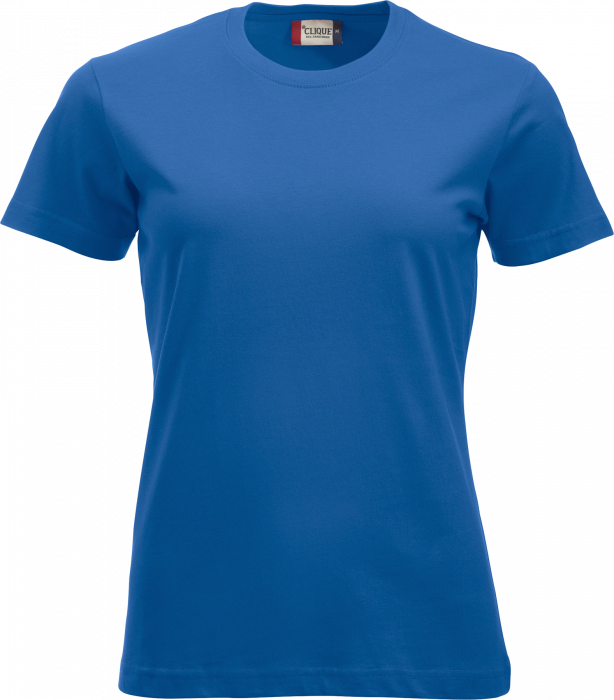 Clique - Classic Cotton Tee Women - Koninklijk blauw