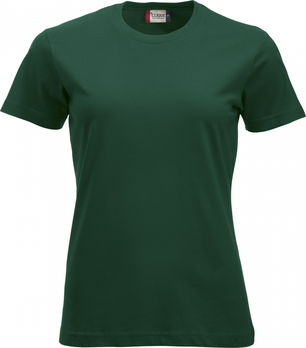 Clique - Classic Cotton Tee Women - Bottle Green