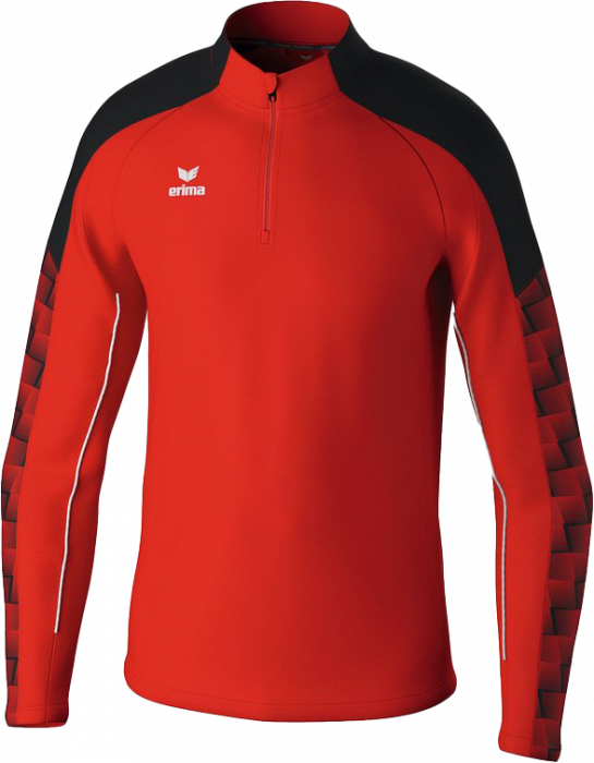 Erima - Evo Star Training Top Half Zip - Rosso & nero