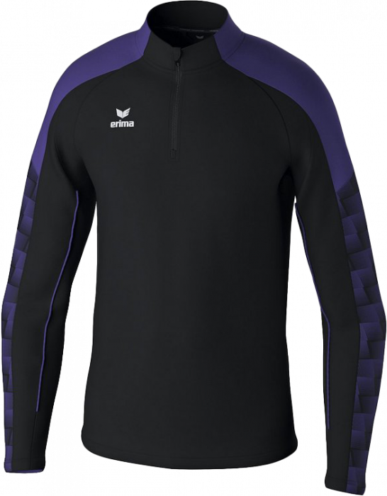 Erima - Evo Star Training Top Half Zip - Zwart & paars