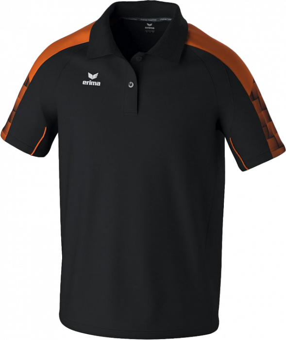 Erima - Evo Star Polo - Black & orange