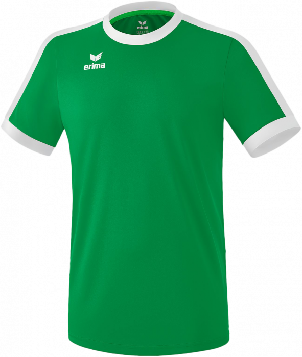 Erima - Retro Star Jersey - Emerald & branco