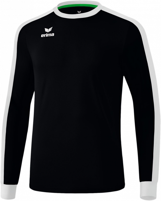 Erima - Retro Star Longsleeve Jersey - Svart & vit