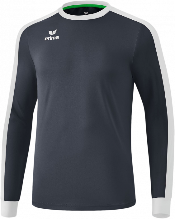 Erima - Retro Star Longsleeve Jersey - Slate Grey & blanc