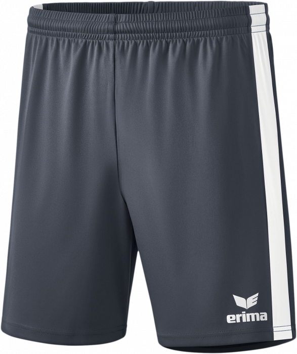 Erima - Retro Star Shorts - Slate Grey & vit