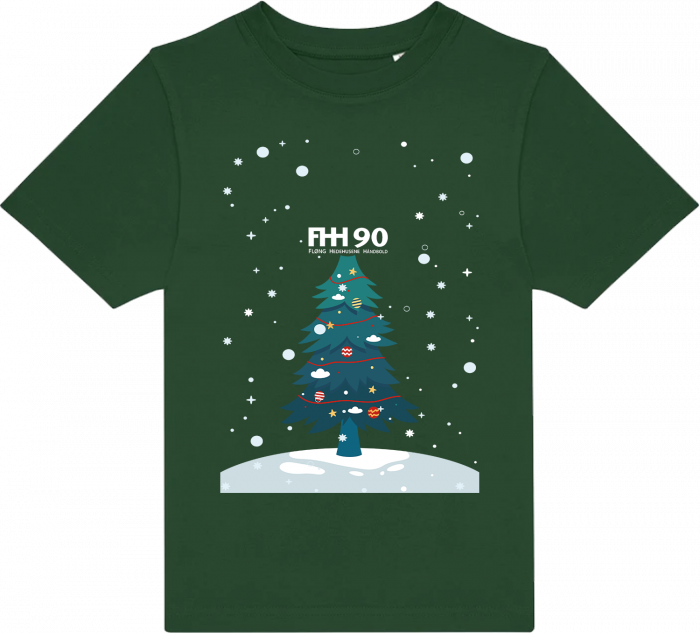 B&C - Fhh90 Christmas T-Shirt Kids - Bottle Green