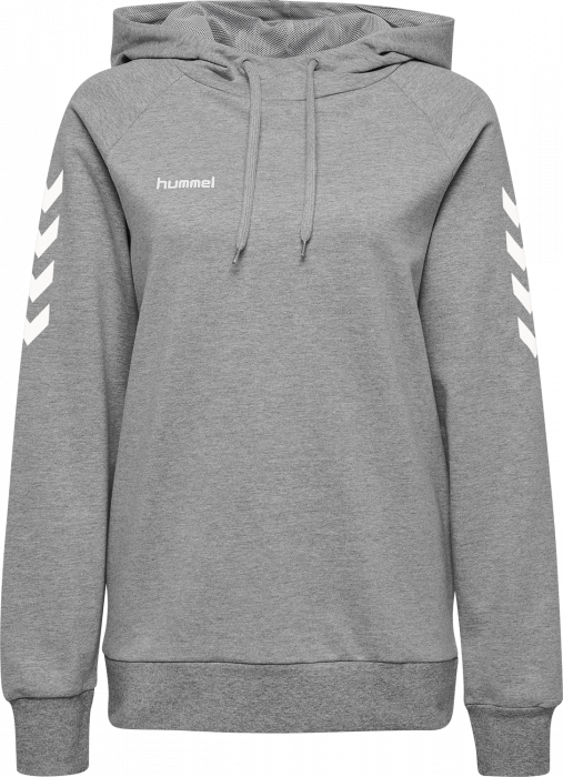 Hummel - Go Cotton Hoodie Woman - Grey Melange