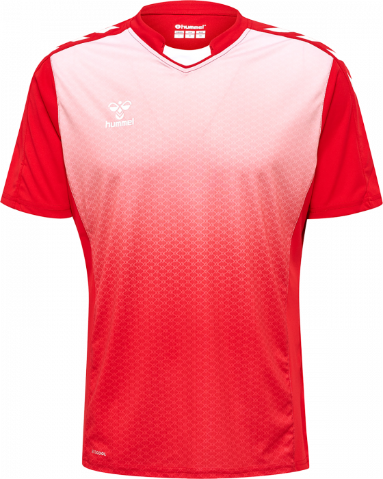 Hummel - Core Xk Sublimation Jersey - True Red & vit