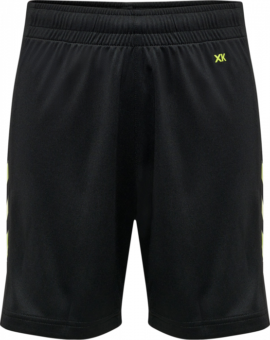 Hummel - Core Xk Shorts - Sort & lime