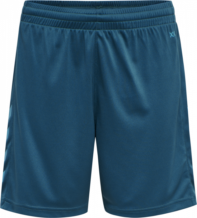 Hummel - Core Xk Poly Shorts Jr - Blue coral & deep lake