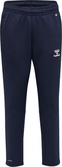 Hummel - Core Xk Poly Training Pants Kids - Marine & vit