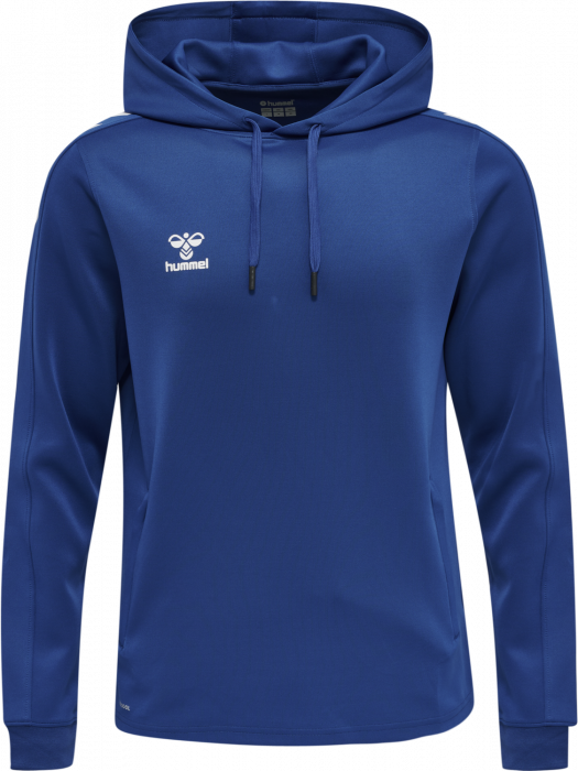 Hummel - Core Xk Hoodie - True Blue & blanc