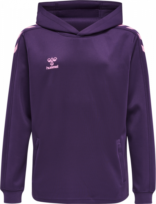 Hummel - Core Xk Hoodie Kids - Acai & lilla candy