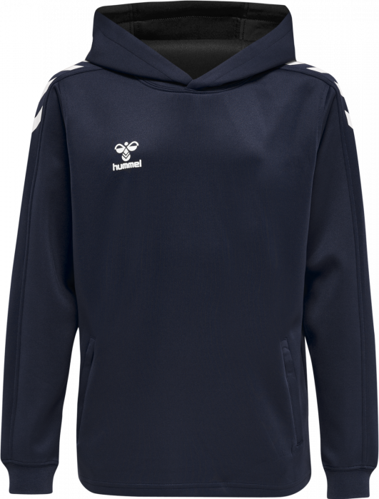 Hummel - Core Xk Hoodie Kids - Marine & blanc