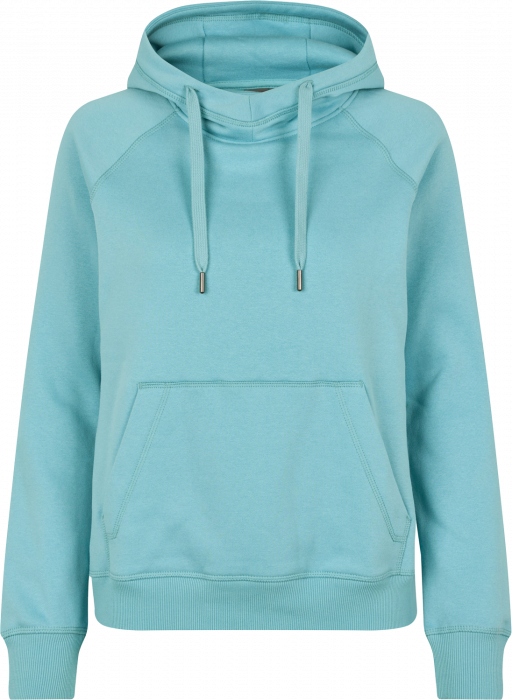 ID - Hoodie (Woman) - Støvet Aqua