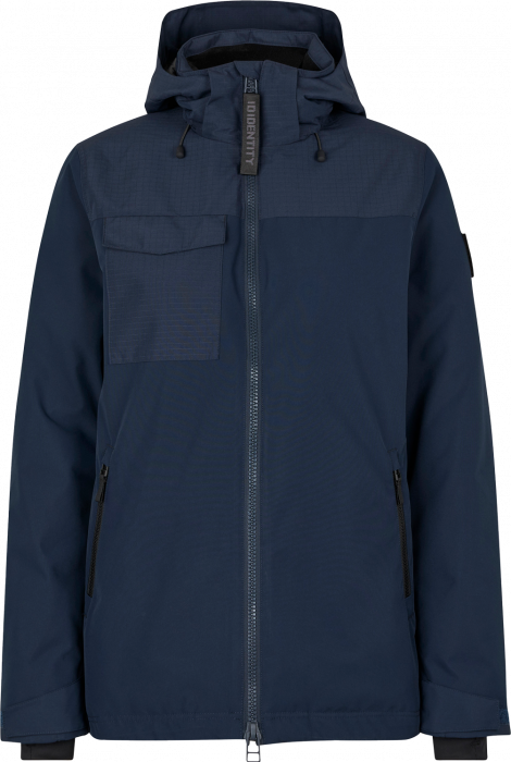 ID - Hooded Winter Jacket Women - Navy