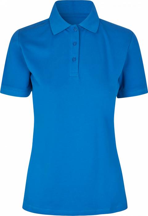 ID - Organic Poloshirt Women - Azur