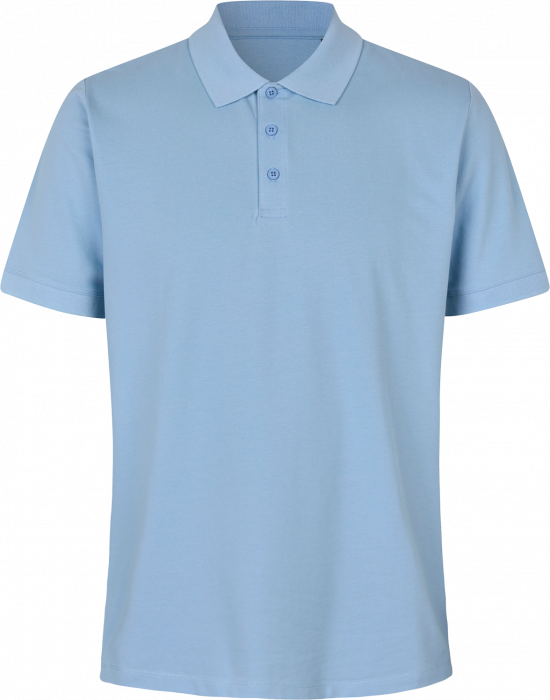 ID - Organic Polo T-Shirt Men - Blu chiaro