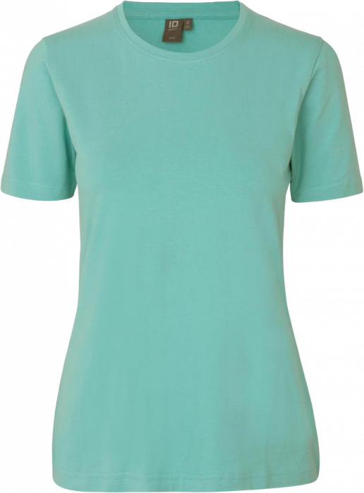 ID - Stretch T-Shirt Dame - Støvet Aqua