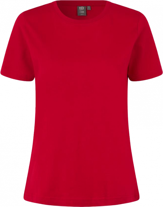 ID - Cotton T-Time T-Shirt Dame - Rood