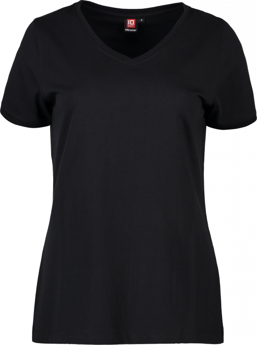 ID - Pro Wear Care V-Neck T-Shirt Women - Svart