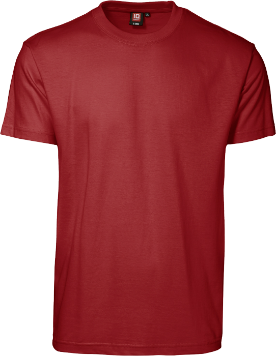 ID - Cotton T-Time T-Shirt Ks - Rojo