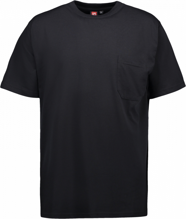 ID - T-Time® T-Shirt | Chest Pocket - Negro