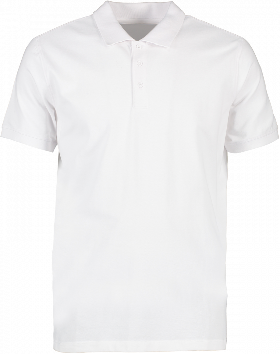 ID - Organic Polo T-Shirt Men - Branco