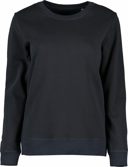 ID - Organic Cotton Sweatshirt Women - Svart