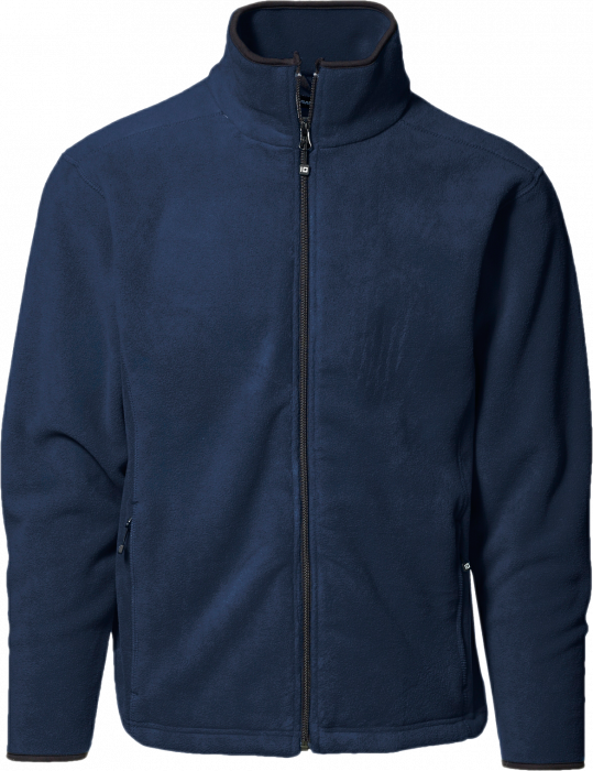 ID - Micro Fleece Cardigan Men - Marin