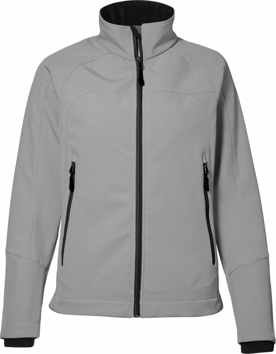 ID - Softshell Jacket Women - Cinzento & preto