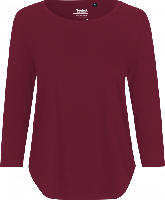 Neutral - T-Shirt 3/4 Sleeve Female - Bordeaux