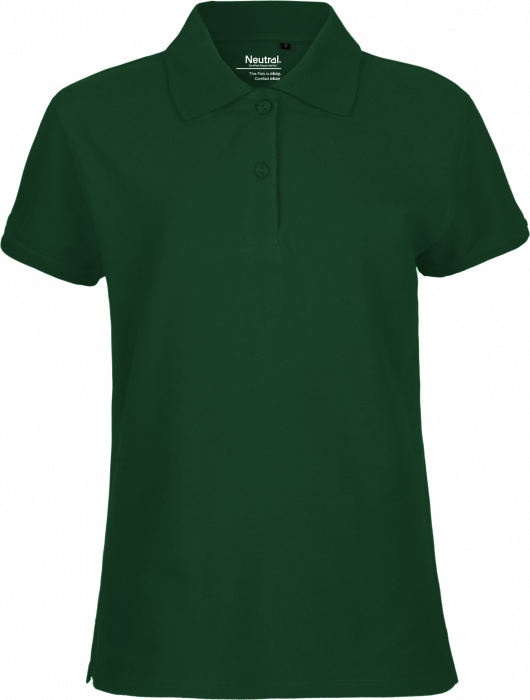 Neutral - Classic Cotton Polo Ladies - Bottle Green